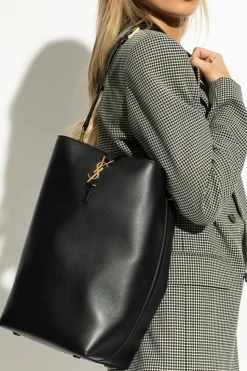 Saint Laurent BLACK Bag LE 37 Long type shopper