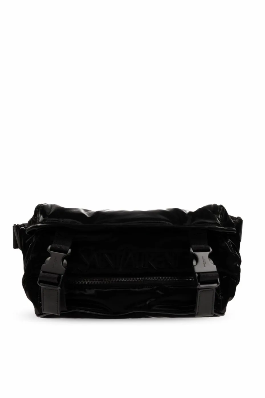 Saint Laurent BLACK Belt Bag with Logo