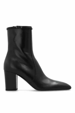 Saint Laurent BLACK ‘Betty’ heeled ankle boots
