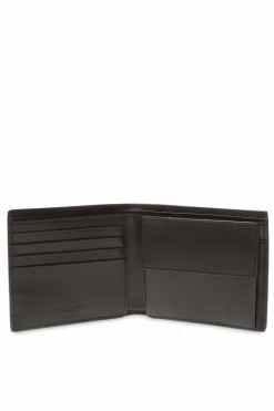 Saint Laurent BLACK Bifold wallet with logo
