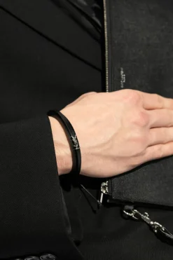 Saint Laurent BLACK Bracelet ‘Cassandre’