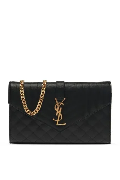 Saint Laurent BLACK Branded wallet on chain