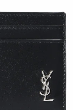 Saint Laurent BLACK Card case with logo