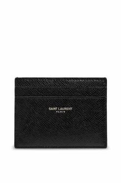 Saint Laurent BLACK Card holder with logo