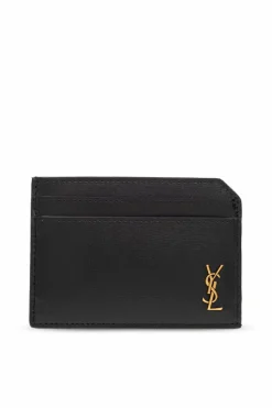 Saint Laurent BLACK Card holder with logo