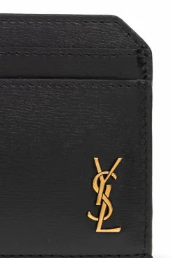 Saint Laurent BLACK Card holder with logo