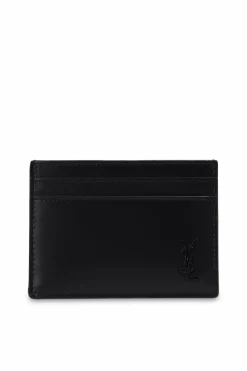 Saint Laurent BLACK Card holder with logo