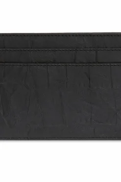 Saint Laurent BLACK Card case with metal logo