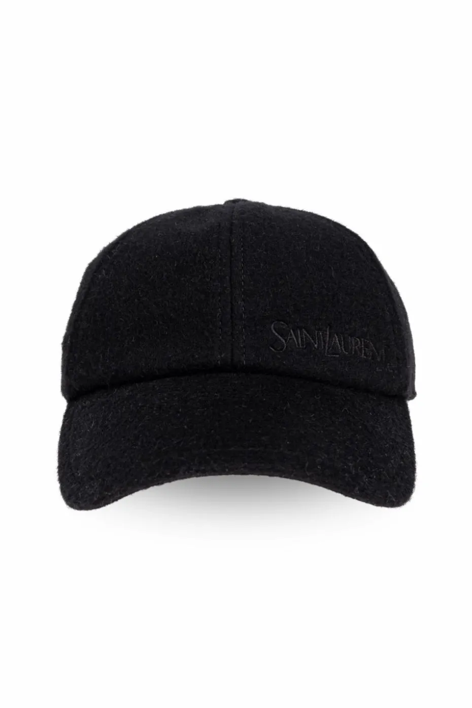 Saint Laurent BLACK Cashmere baseball cap