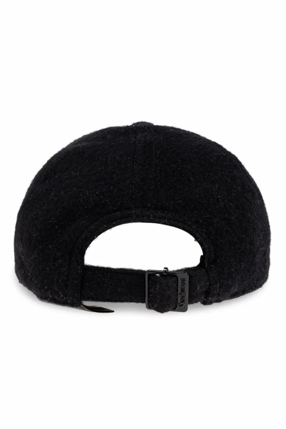 Saint Laurent BLACK Cashmere baseball cap