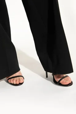 Saint Laurent BLACK ‘Cassandra’ heeled sandals