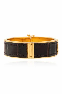 Saint Laurent BLACK ‘Cassandre’ bracelet