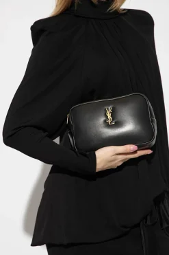 Saint Laurent BLACK ‘Cassandre’ wash bag