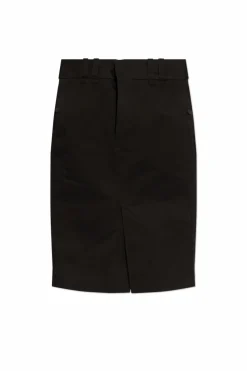 Saint Laurent BLACK Cotton Skirt