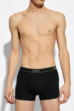 Saint Laurent BLACK Cotton Boxers