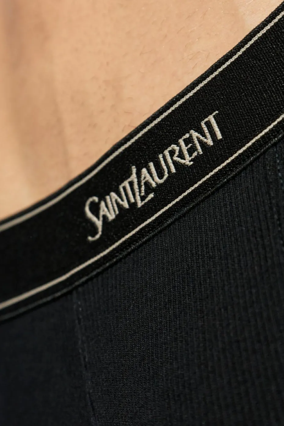Saint Laurent BLACK Cotton Boxers