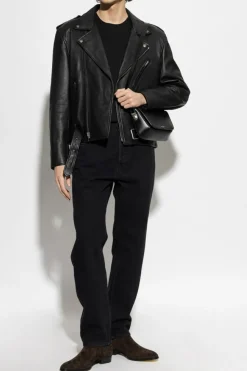 Saint Laurent BLACK Cotton T-shirt