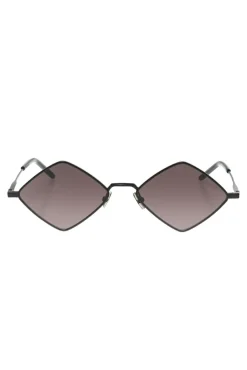 Saint Laurent BLACK Decorative shape sunglasses