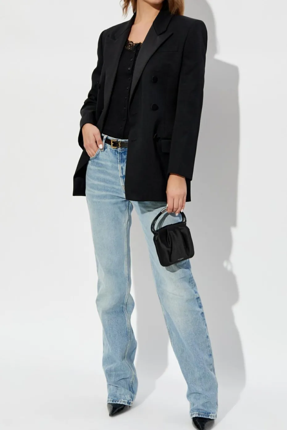 Saint Laurent BLACK Double-breasted blazer