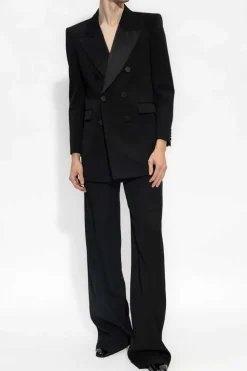 Saint Laurent BLACK Double-breasted blazer