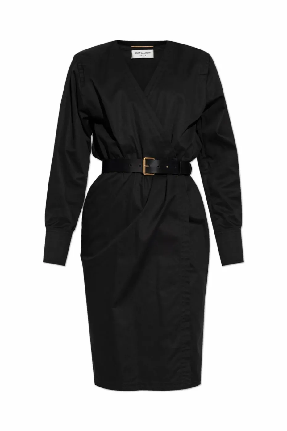 Saint Laurent BLACK Dress with belt
