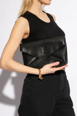 Saint Laurent BLACK ‘Envelope’ clutch