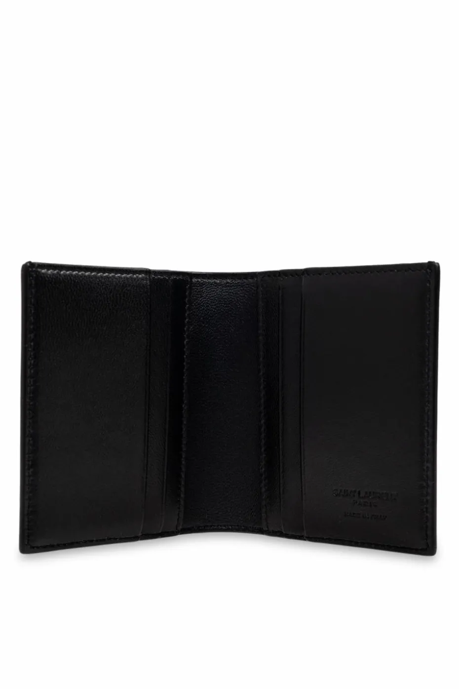 Saint Laurent BLACK Folding card case