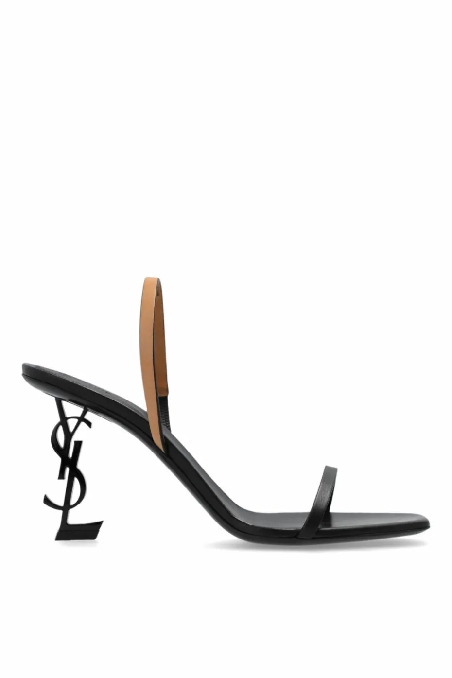 Saint Laurent BLACK Heeled Sandals Opyum
