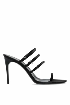 Saint Laurent BLACK Heeled mules