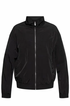 Saint Laurent BLACK Jacket with printed logo