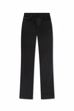 Saint Laurent BLACK Jeans with straight legs