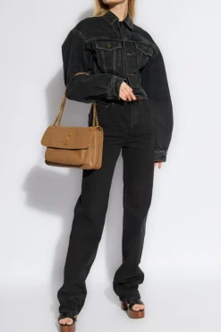 Saint Laurent BLACK Jeans with straight legs