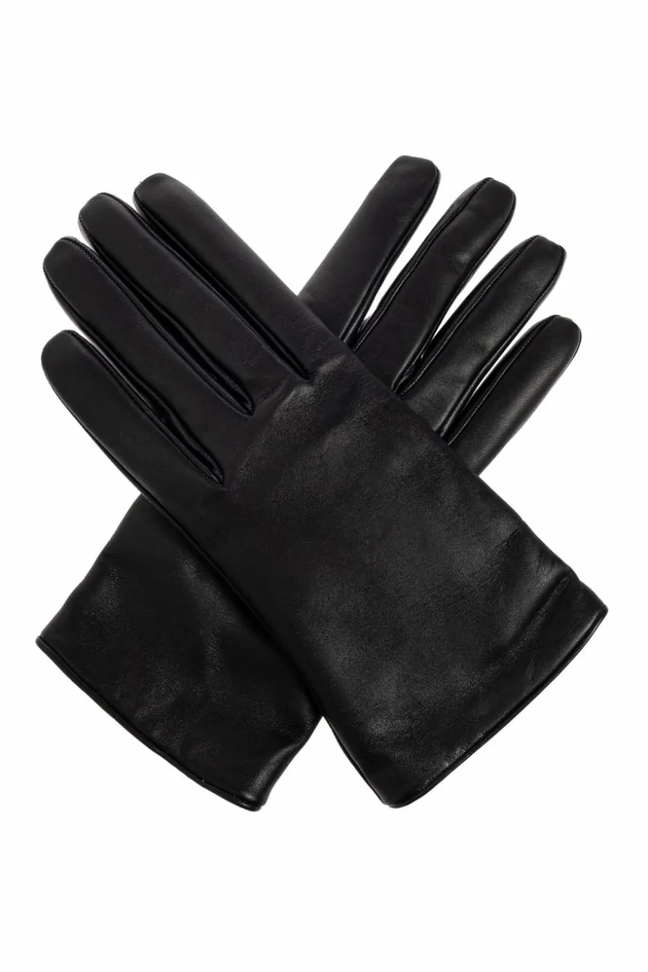Saint Laurent BLACK Lambskin gloves