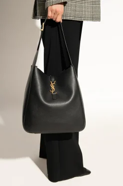 Saint Laurent BLACK ‘Le 5 A 7 Large’ shoulder bag
