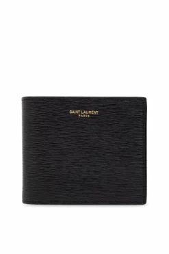 Saint Laurent BLACK Leather wallet