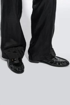 Saint Laurent BLACK Leather loafers