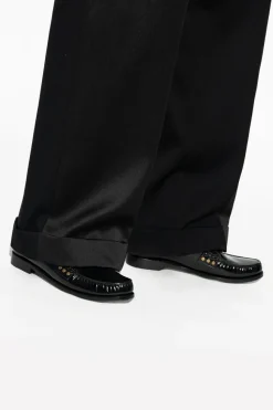 Saint Laurent BLACK Leather loafers