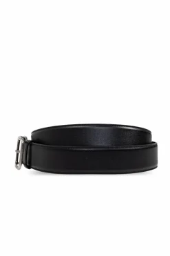 Saint Laurent BLACK Leather belt