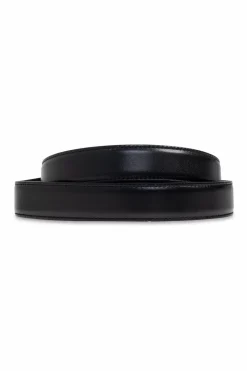 Saint Laurent BLACK Leather belt