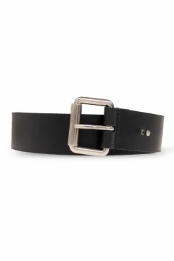 Saint Laurent BLACK Leather belt