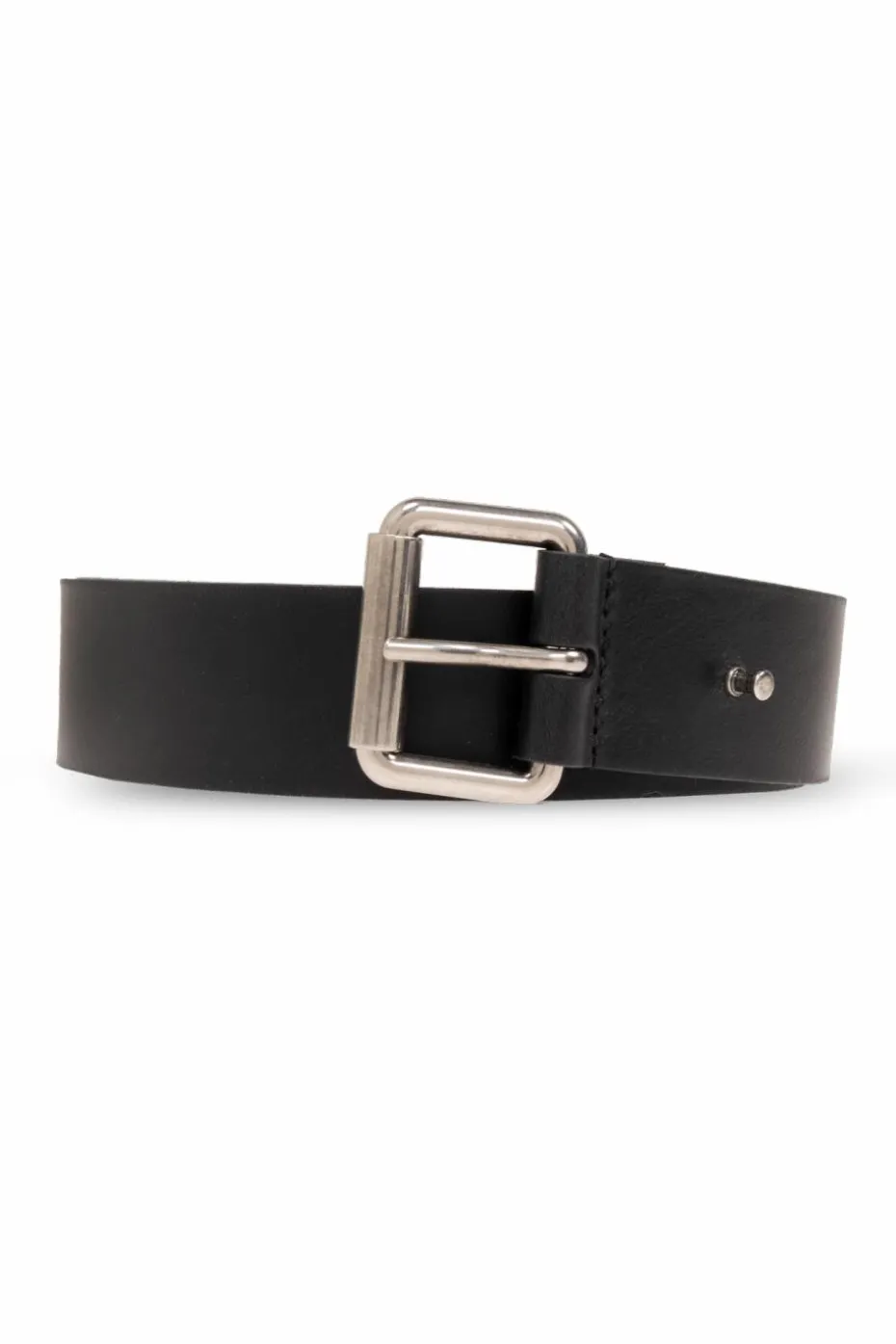 Saint Laurent BLACK Leather belt