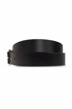 Saint Laurent BLACK Leather belt