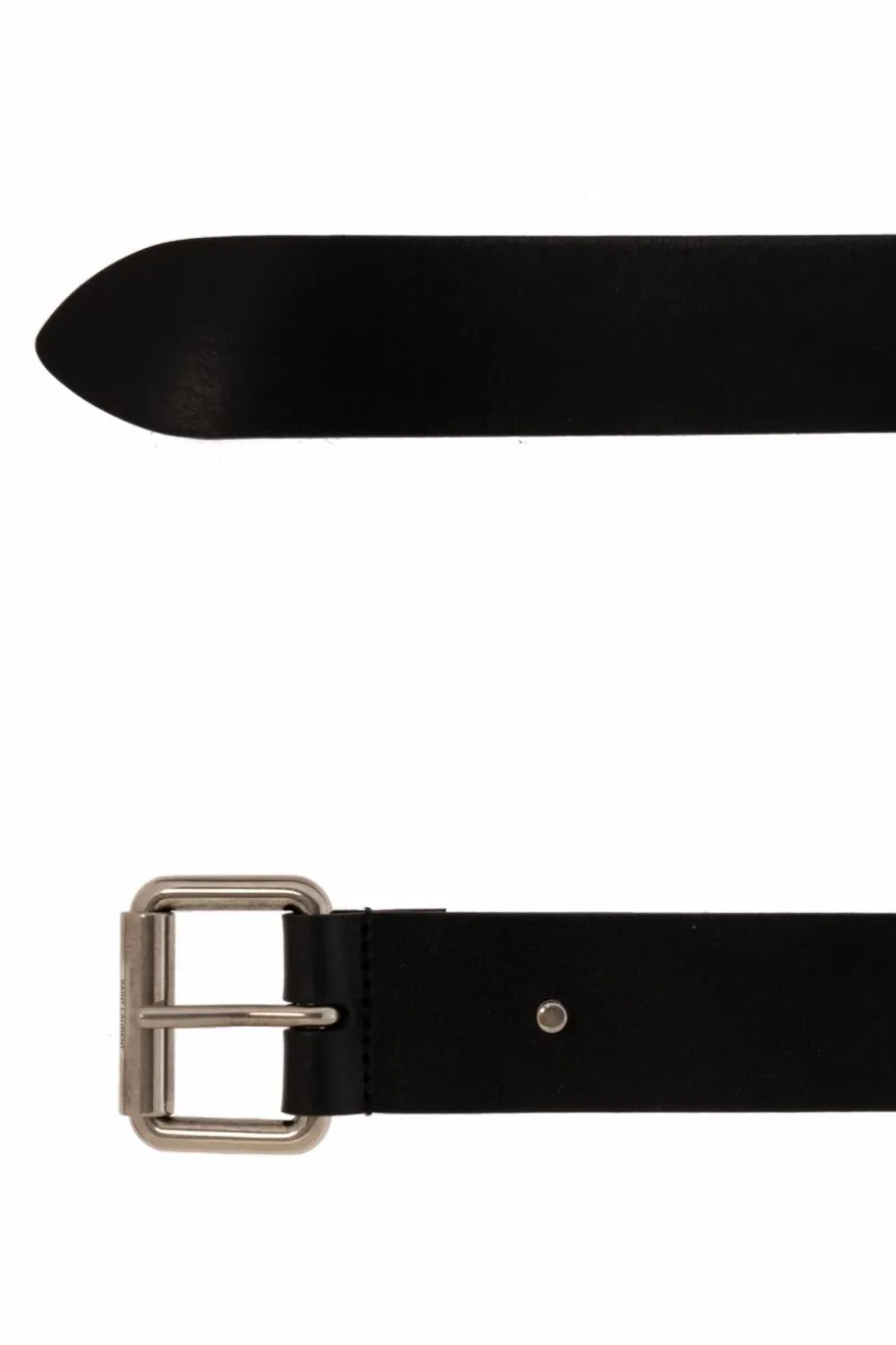 Saint Laurent BLACK Leather belt
