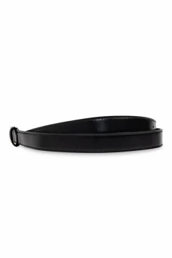 Saint Laurent BLACK Leather belt