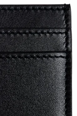 Saint Laurent BLACK Leather card holder