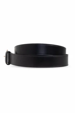 Saint Laurent BLACK Leather belt