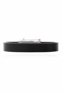 Saint Laurent BLACK Leather bracelet