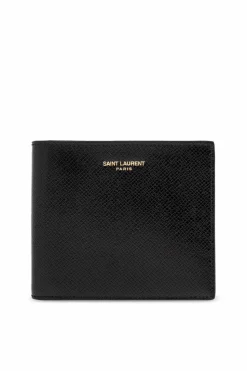 Saint Laurent BLACK Leather wallet