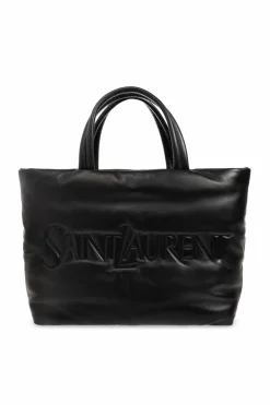Saint Laurent BLACK Leather shopper bag