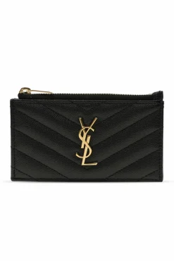 Saint Laurent BLACK Logo card case